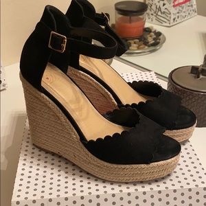 Black wedges (bought from Lulus)